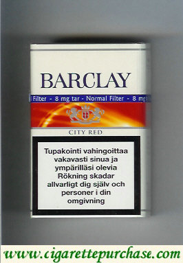 Barclay City Red cigarettes Finland